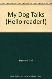 Tapa de My Dog Talks (Hello Reader)