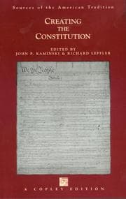 Tapa de Creating the Constitution