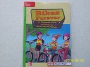 Tapa de Bikes Forever ISBN 9780021188994 Mhid 0-02-118607-3 GR R Benchmark 40 Lexile 760