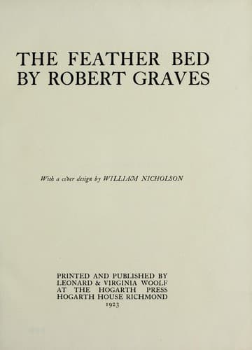 Tapa de The feather bed