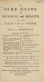 Tapa de A sure guide in sickness and health, in the choice of food, and use of medicine