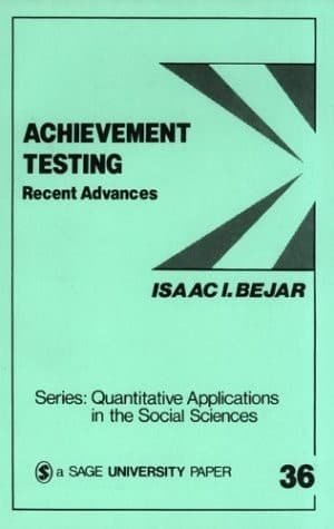 Tapa de Achievement testing