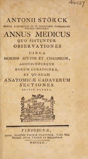 Tapa de Annus medicus quo sistuntur observationes circa morbos acutos et chronicos, adjiciunturque eorum curationes, et quaedam anatomicae cadaverum sectiones