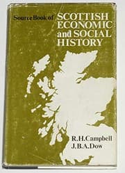Tapa de Source book of Scottish economic and social history
