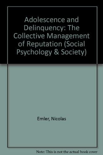 Tapa de Adolescence and delinquency