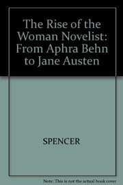 Tapa de The rise of the woman novelist