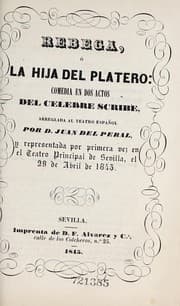Tapa de Rebeca, o, La hija del platero
