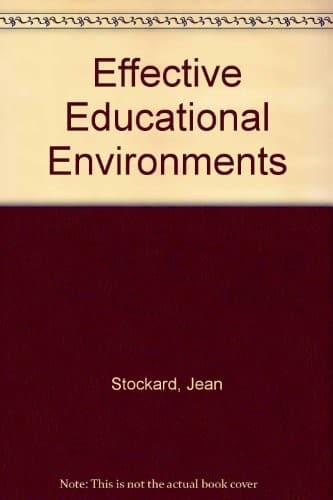Tapa de Effective Educational Environments