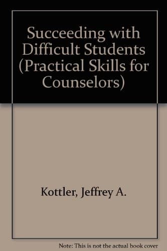 Tapa de Succeeding with difficult students