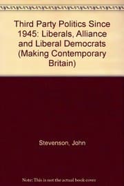 Tapa de Third party politics since 1945