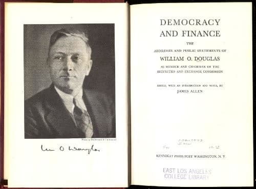 Tapa de Democracy and finance