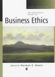 Tapa de The Blackwell guide to business ethics