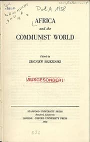 Tapa de Africa and the communist world