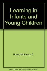 Tapa de Learning in Infants and Young Children
