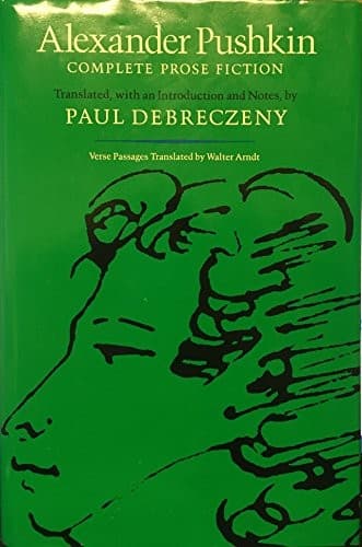 Tapa de Alexander Pushkin, complete prose fiction