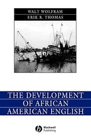 Tapa de The development of African American English