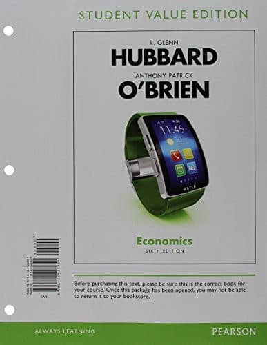 Tapa de Economics, Student Value Edition