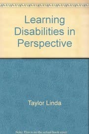 Tapa de Learning disabilities in perspective