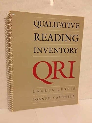 Tapa de Qualitative reading inventory