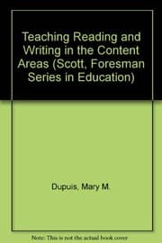 Tapa de Teaching Reading and Writing in the Content Areas (Scott, Foresman Series in Education)