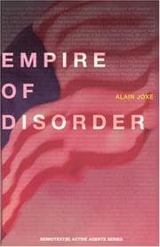 Tapa de Empire of disorder
