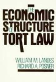 Tapa de The economic structure of tort law