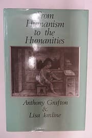 Tapa de From humanism to the humanities