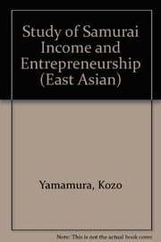 Tapa de A study of samurai income and entrepreneurship