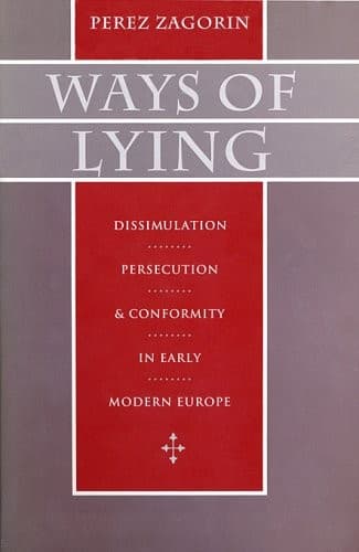 Tapa de Ways of lying