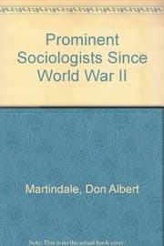 Tapa de Prominent sociologists since World War II