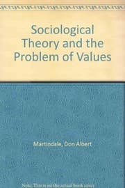 Tapa de Sociological theory and the problem of values