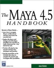 Tapa de The Maya 4.5 Handbook (with CD-ROM) (Graphics Series)