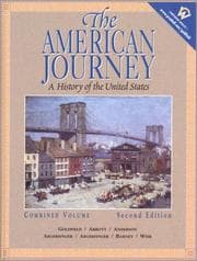 Tapa de The American journey