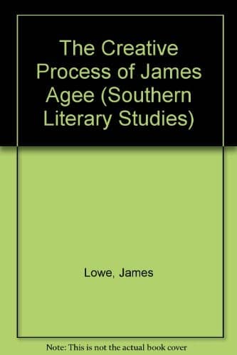 Tapa de The creative process of James Agee