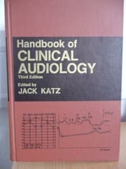 Tapa de Handbook of clinical audiology
