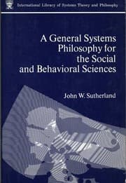 Tapa de A general systems philosophy for the social and behavioral sciences