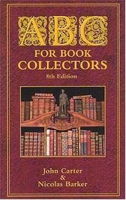 Tapa de ABC for book-collectors