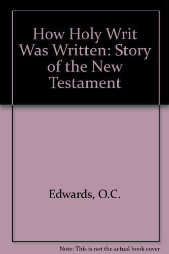 Tapa de How Holy Writ waswritten