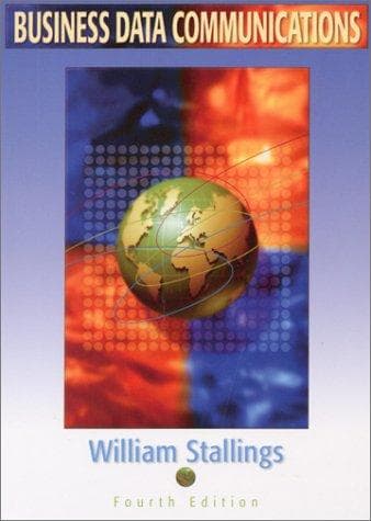 Tapa de Business Data Communications, Fourth Edition