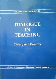 Tapa de Dialogue in teaching