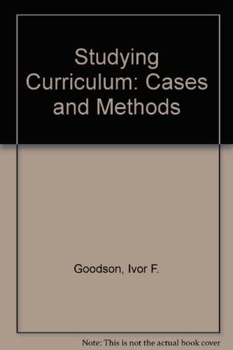 Tapa de Studying curriculum