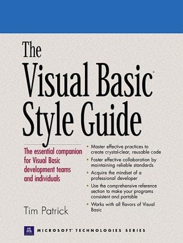 Tapa de The Visual Basic Style Guide