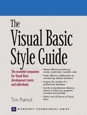 Tapa de The Visual Basic Style Guide