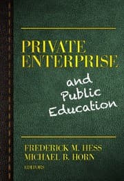 Tapa de Private Enterprise and Public Education
