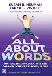 Tapa de All About Words: Increasing Vocabulary in the Common Core Classroom, Pre K-2 (Common Core State Standards in Literacy Series)