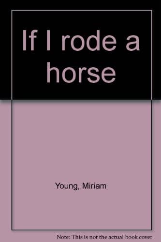 Tapa de If I rode a horse
