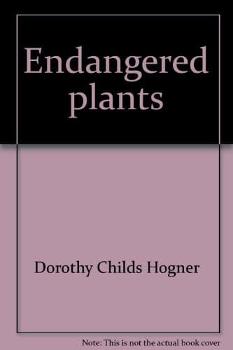 Tapa de Endangered plants