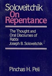 Tapa de Soloveitchik on repentance