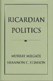 Tapa de Ricardian politics