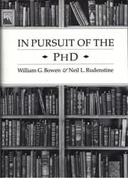 Tapa de In pursuit of the PhD